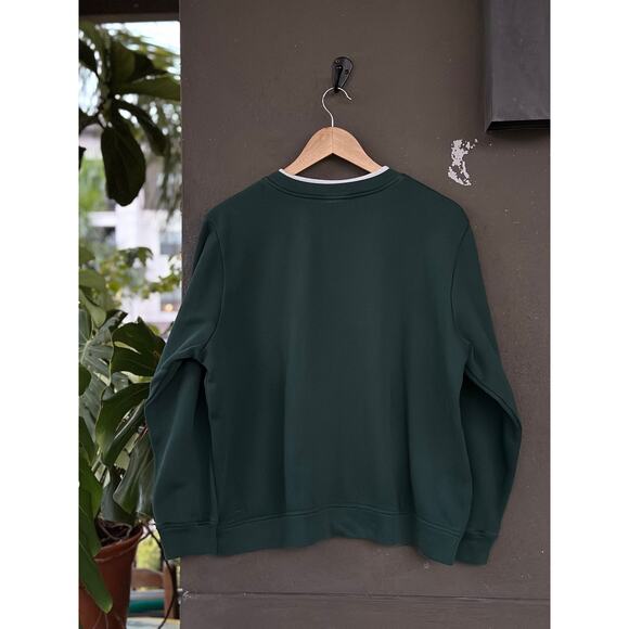 Vintage 1990s Studio Works Green Ugly Christmas Sweater Cotton Blend Unisex XL - Picture 3 of 7